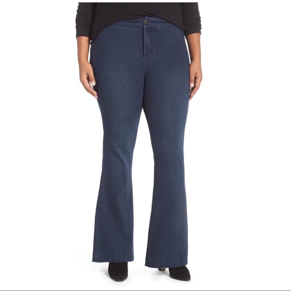 Melissa McCarthy Seven7 High Rise Flare Jeans